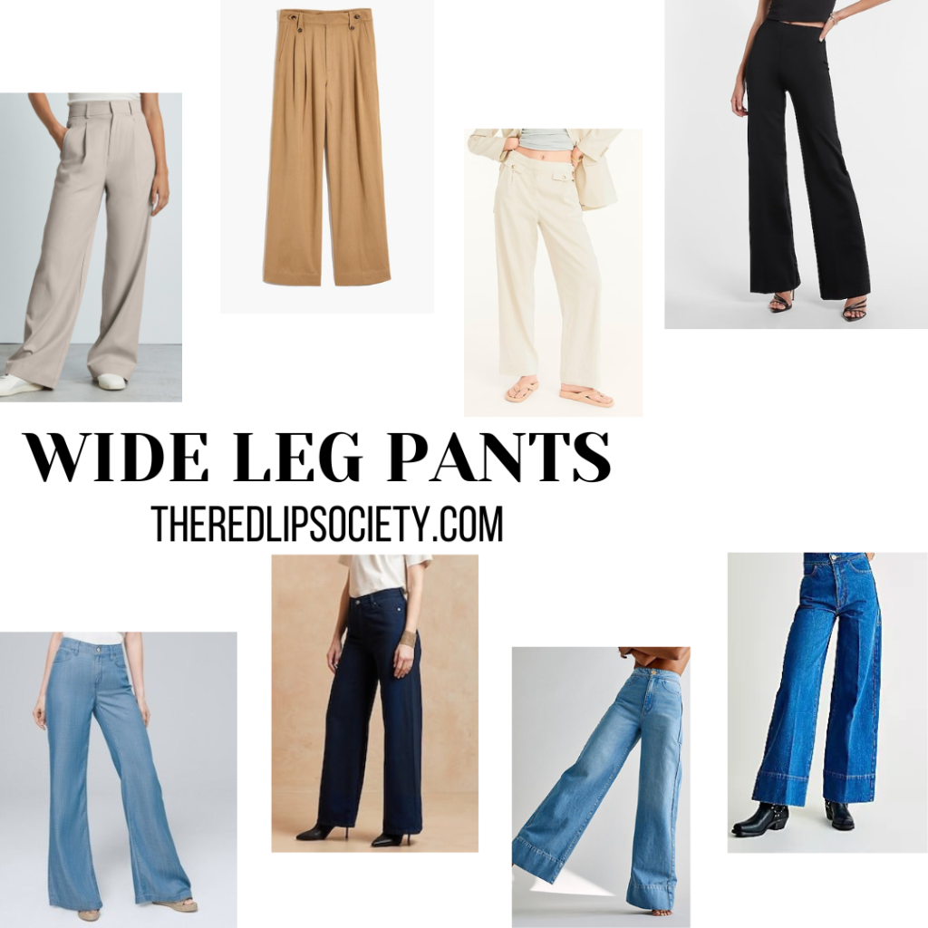 What are some style ideas on how to wear wide leg pants? - Quora
